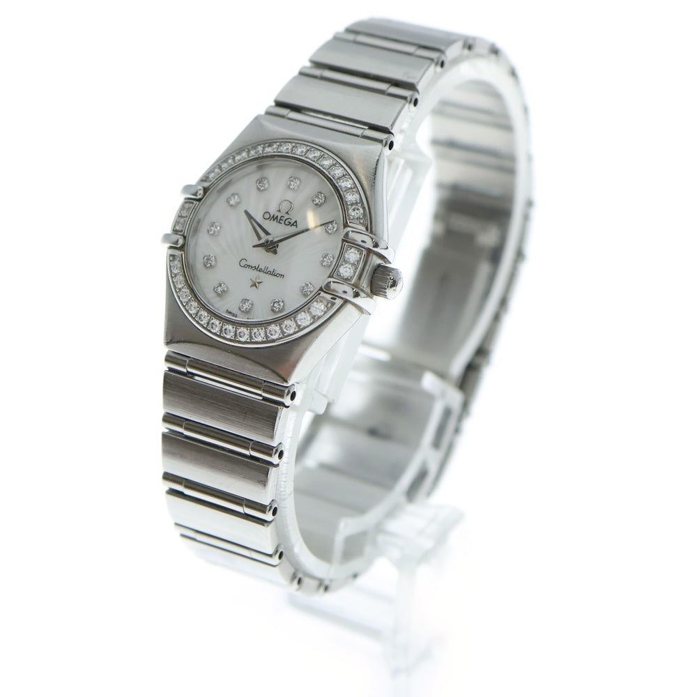 OMEGA(オメガ) コンステレーション ミニ 160周年記念モデル 12Pダイヤモンド ホワイトシェル文字盤 ステンレス クォーツ SS/QZ 111.15.23.60.55.001 腕時計 レディース