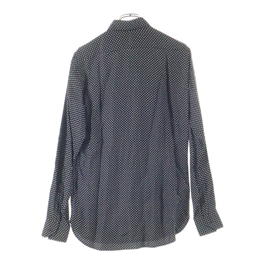 SAINT LAURENT PARIS(サンローランパリ) 16AW スター総柄プリント レーヨン 長袖シャツ ブラック 437581