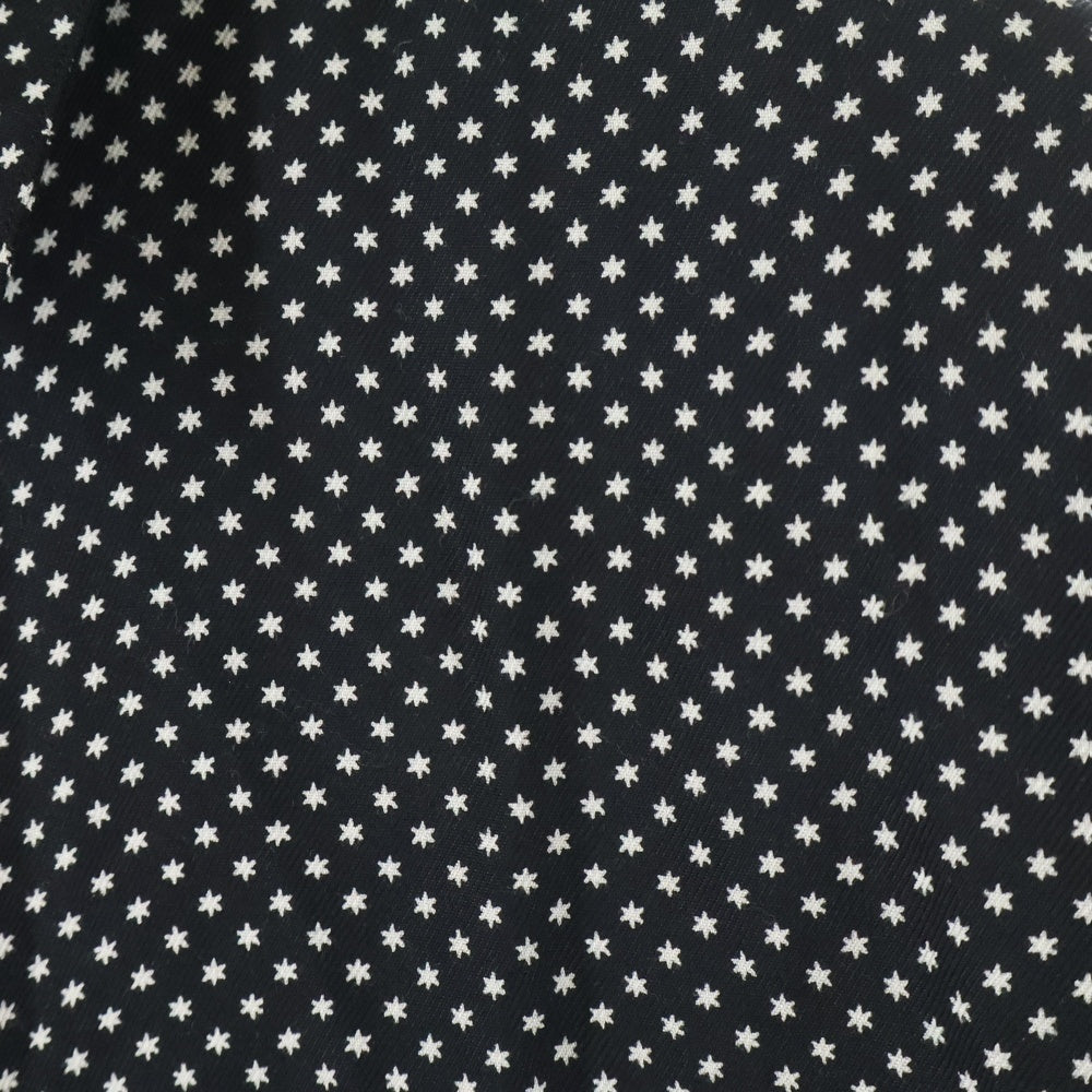 SAINT LAURENT PARIS(サンローランパリ) 16AW スター総柄プリント レーヨン 長袖シャツ ブラック 437581