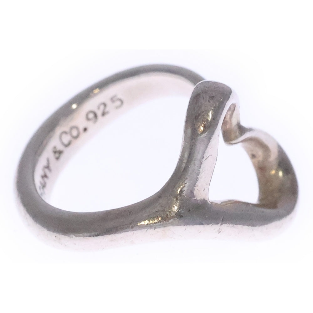 TIFFANY & Co.(ティファニー) オープンハート リング 指輪 シルバー Ag925 5.3g