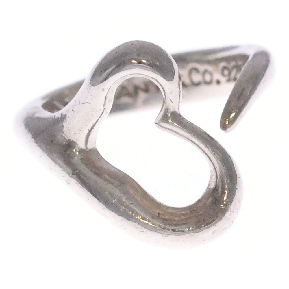 TIFFANY & Co.(ティファニー) オープンハート リング 指輪 シルバー Ag925 5.3g