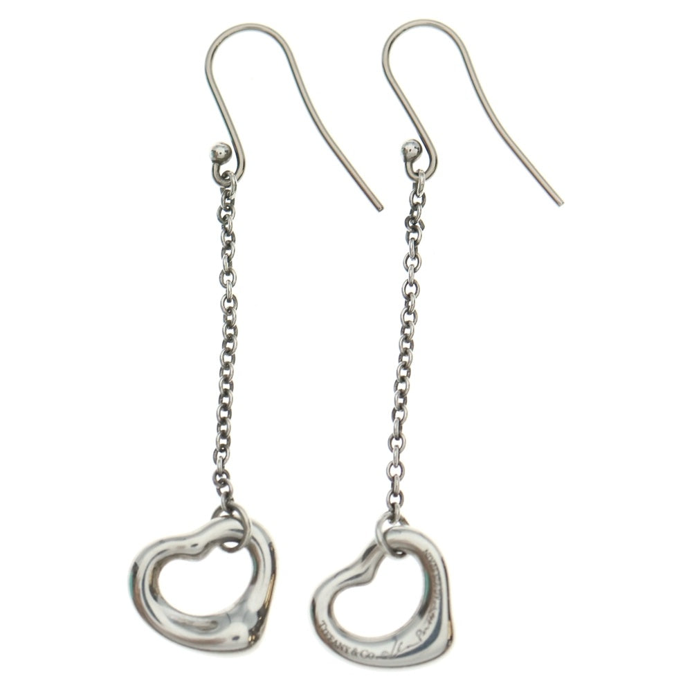TIFFANY & Co.(ティファニー) オープンハート ピアス シルバー Ag925 2.3g