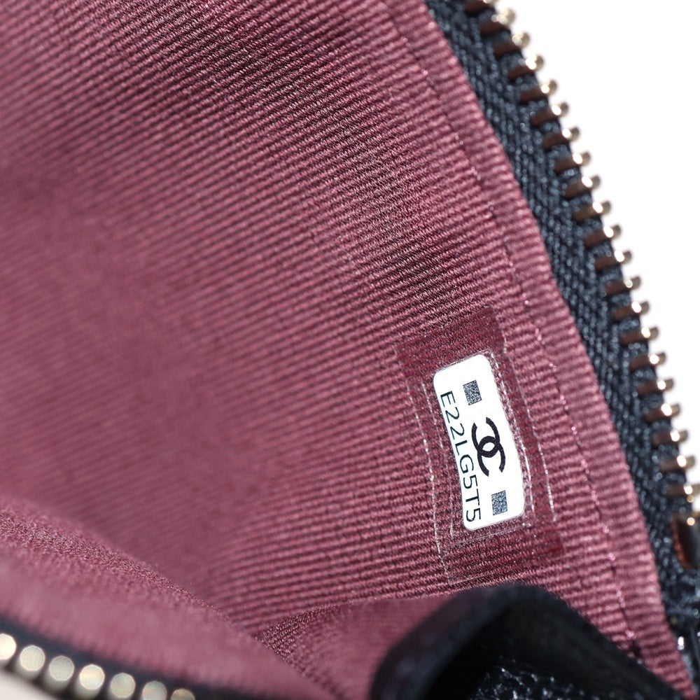 CHANEL(シャネル) クラシック フラグメントケース カードケース 小物入れ ブラック キャビアスキン ブラック AP2570 ゴールド金具 レディース