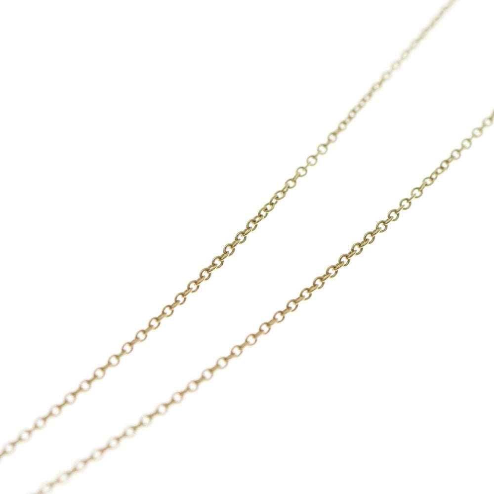 TIFFANY & Co.(ティファニー) バイザヤード 1Pダイヤチェーンネックレス Au750YG イエローゴールド レディース