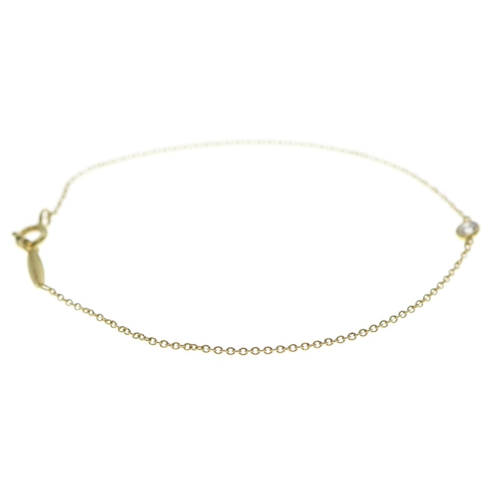 TIFFANY & Co.(ティファニー) バイザヤード 1PD ダイヤ付チェーンブレスレット 750YG イエローゴールド レディース