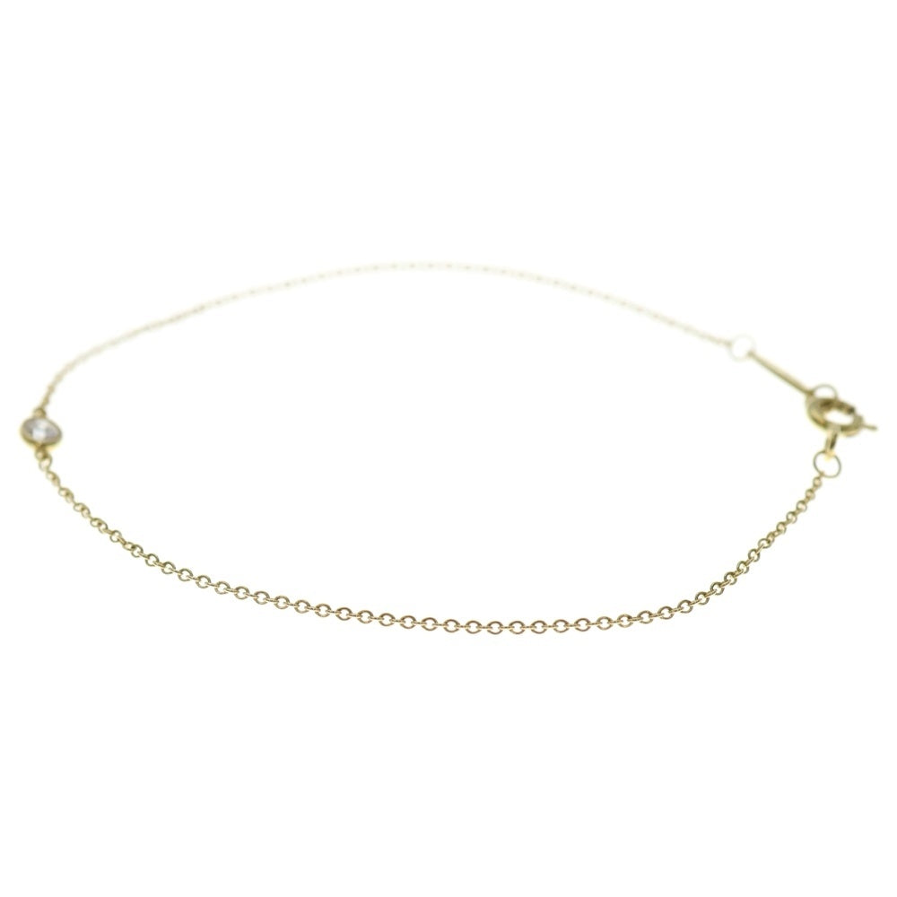 TIFFANY & Co.(ティファニー) バイザヤード 1PD ダイヤ付チェーンブレスレット 750YG イエローゴールド レディース