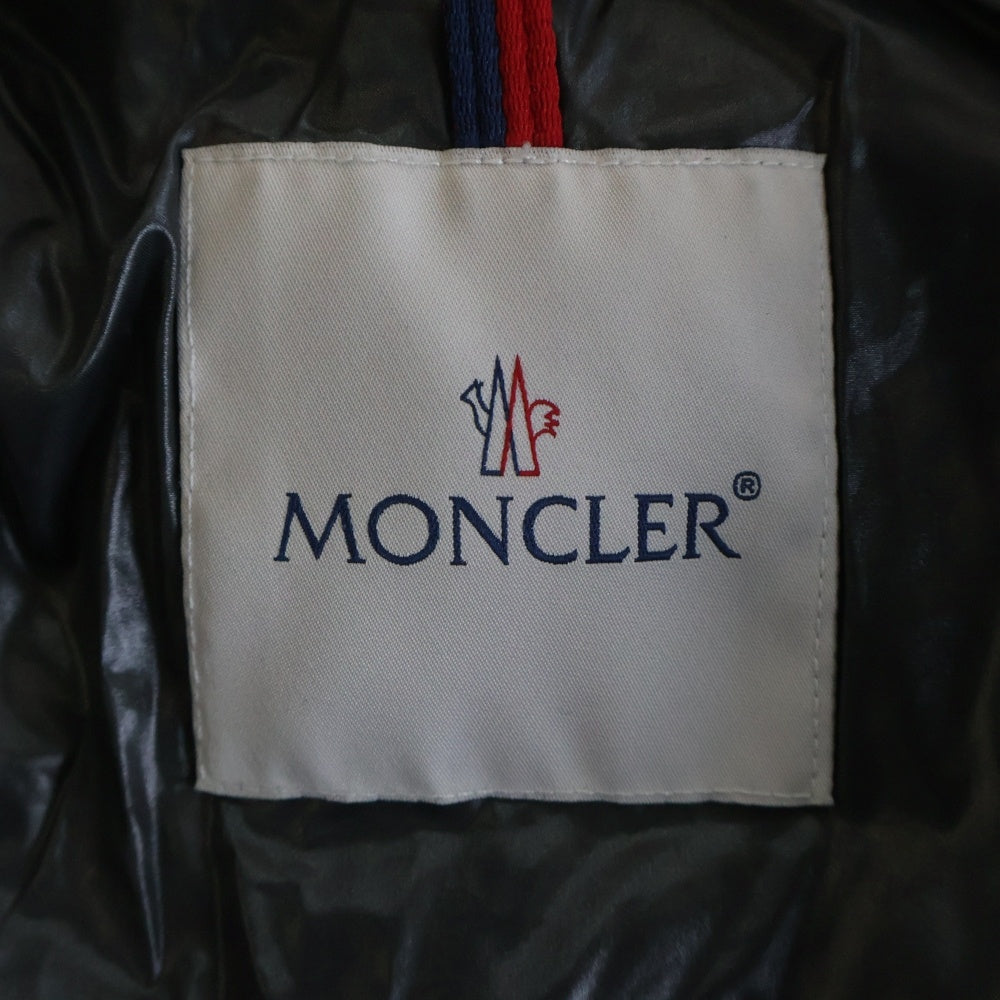 MONCLER(モンクレール) 24AW MAYA マヤ ワッペンロゴ フーデッド ジップアップ ダウンジャケット ブラック J20911A53600 68950