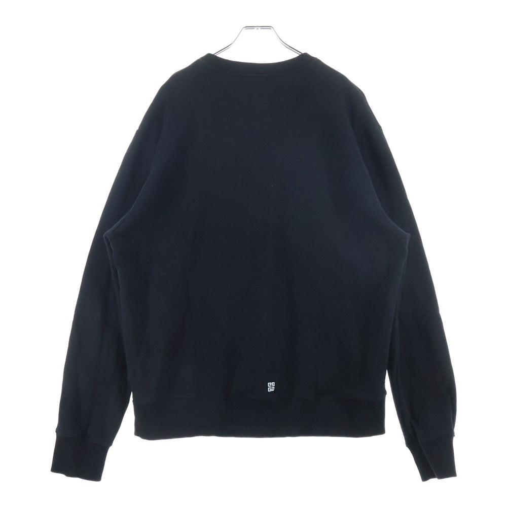 GIVENCHY(ジバンシィ) 23AW スタッズロゴ クルーネック プルオーバー スウェットトレーナー ブラック BMJ0HB3YEU
