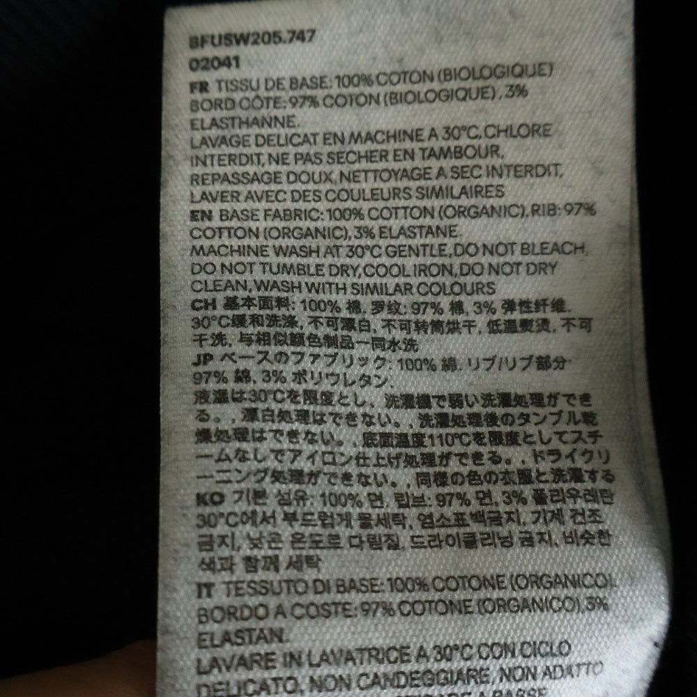 AMI Alexandre Mattiussi(アミアレクサンドルマテュッシ) Ami de Coeur アミ ドゥ クール ハートロゴ刺繍 プルオーバー スウェットパーカー フーディー ブラック BFUSW205.747