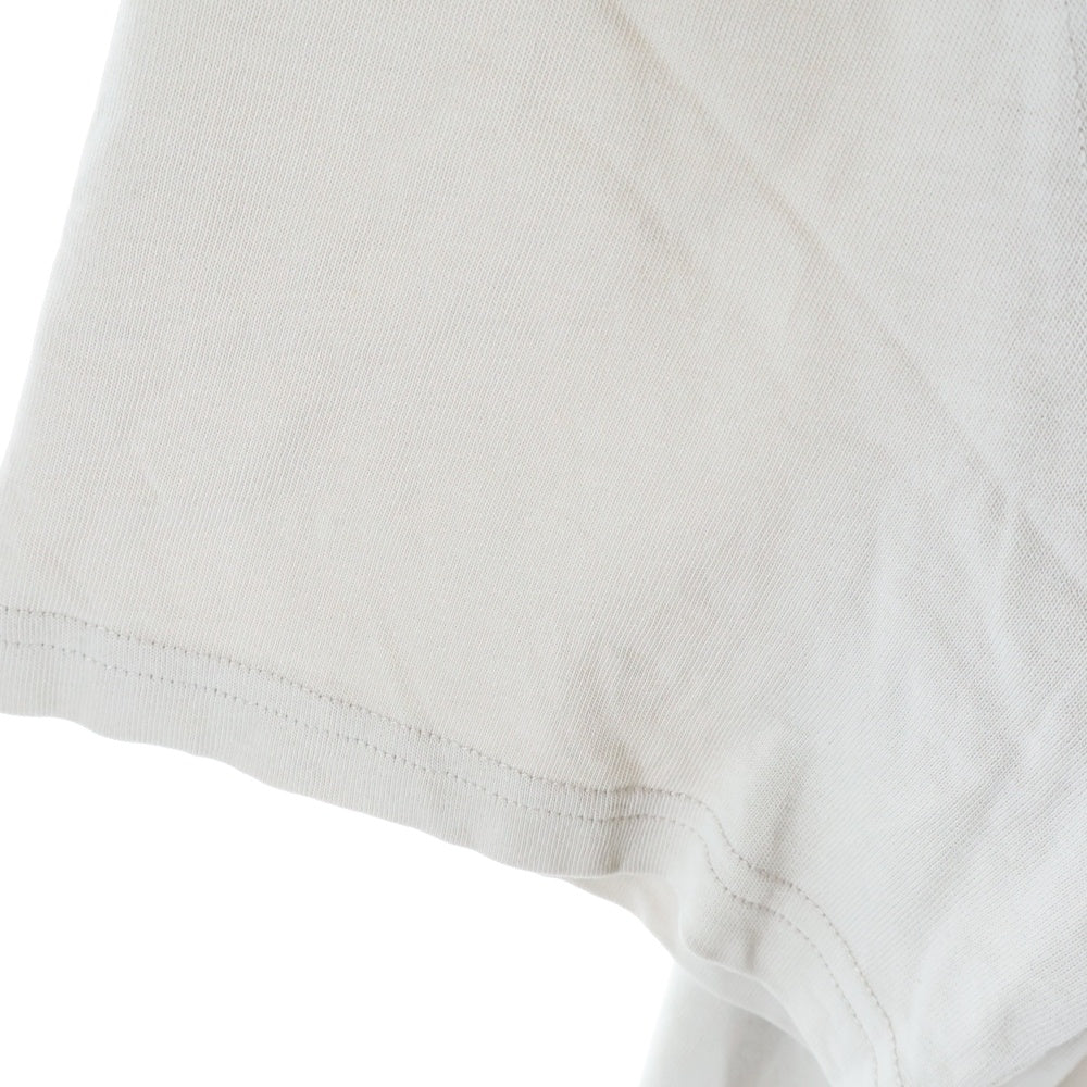 AMI Alexandre Mattiussi(アミアレクサンドルマテュッシ) Ami De Coeur アミ ドゥ クール エンボス ハートロゴ クルーネック 半袖Tシャツ カットソー アイボリー UTS025.726