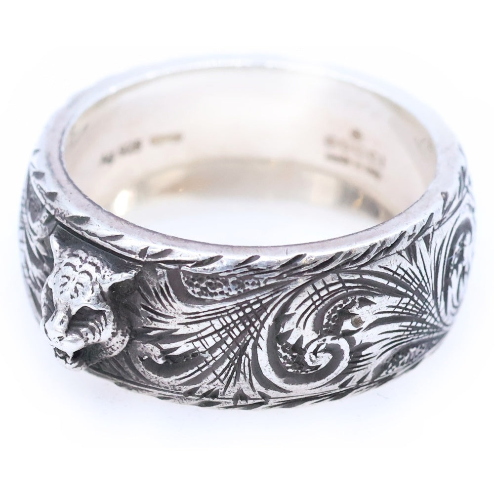 GUCCI(グッチ) インターロッキングG キャットヘッド アラベスク リング