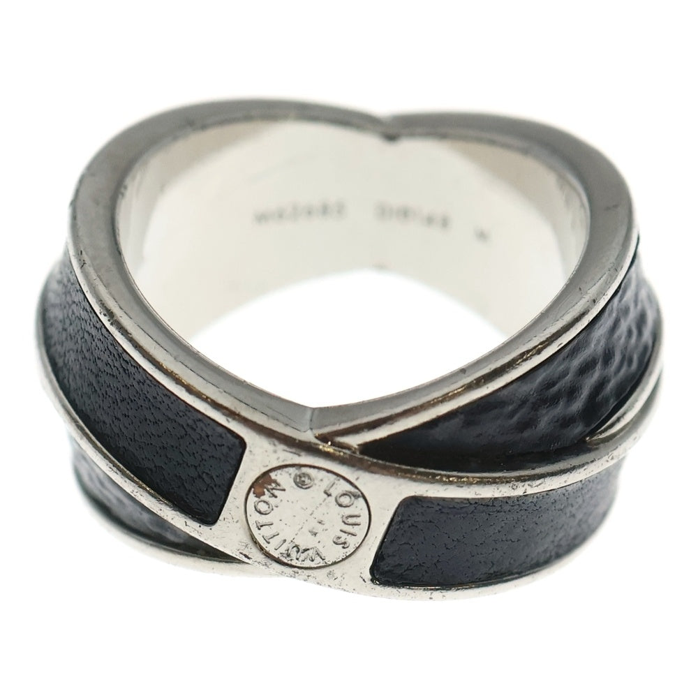 極美品 ルイヴィトン リング 22号 バーグアントレラック モノグラムエクリプス LOUIS VUITTON(ルイヴィトン) バーグ アントレラック リング