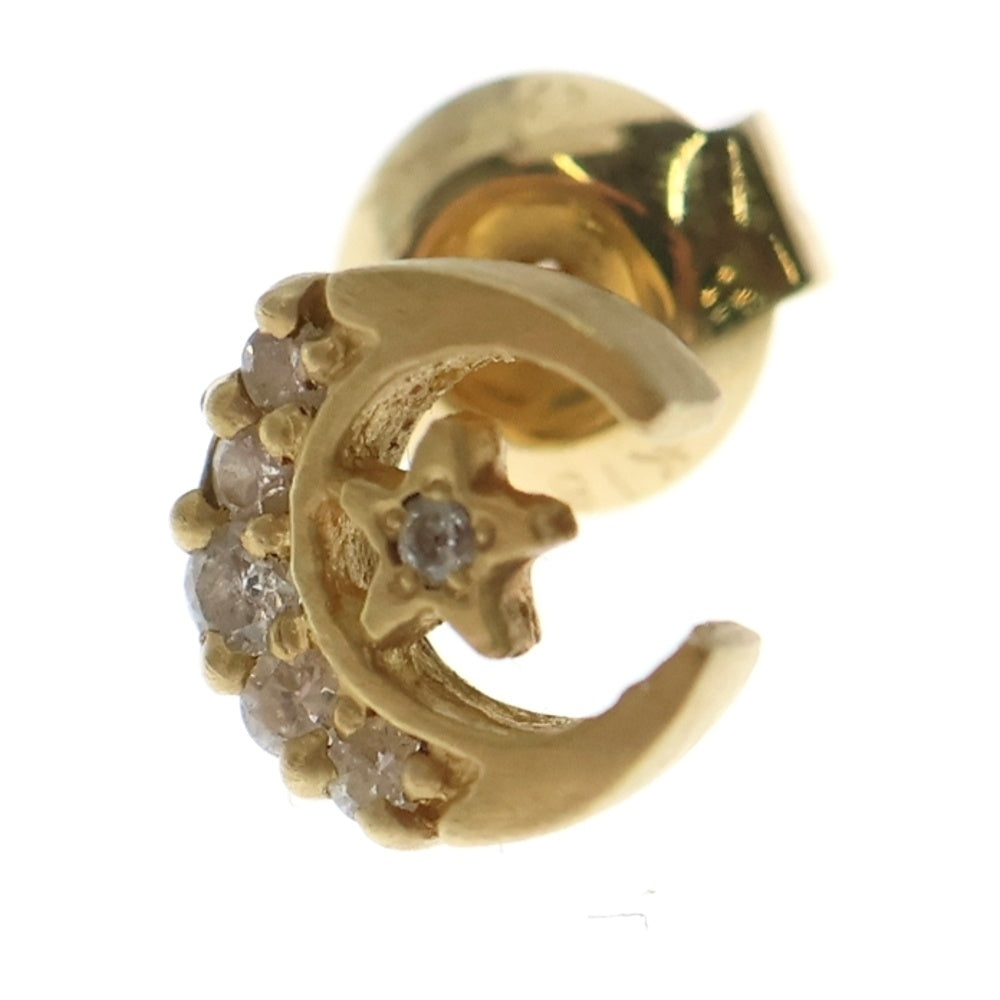 Loree Rodkin(ローリーロドキン) クレセントムーン ピアス 片耳 K18 ゴールド ジュエリー レディース