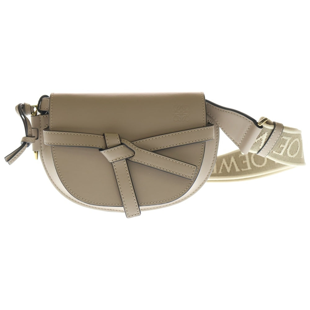 LOEWE(ロエベ) ゲートデュアルミニバッグ ショルダーバッグ ベージュ 