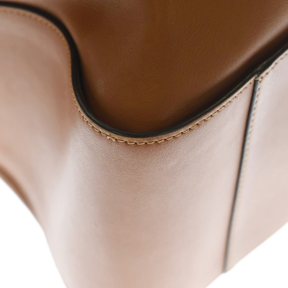 LOEWE(ロエベ) ハンモック スモール ショルダーバッグ ハンドバッグ レザー ブラウン シルバー金具 レディース