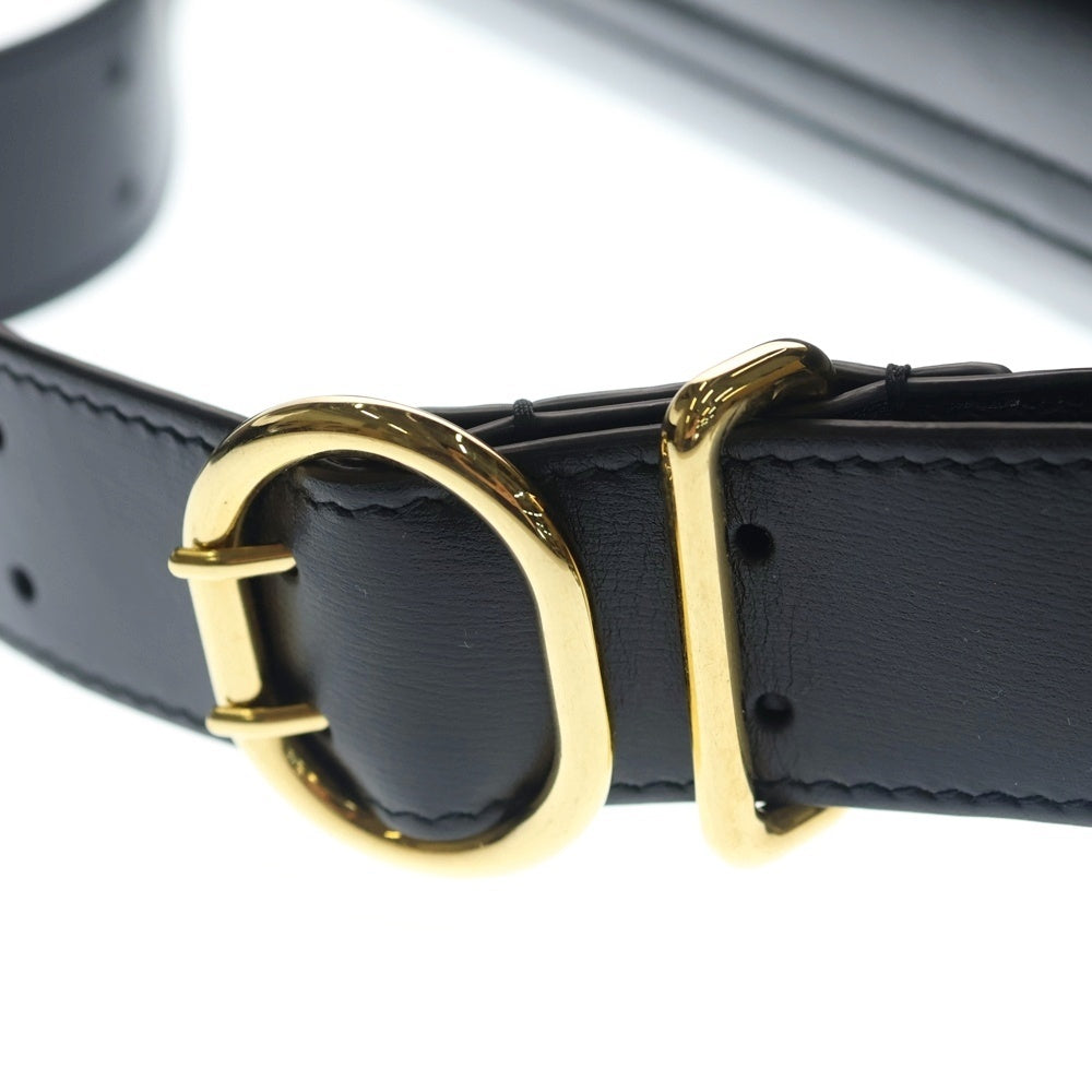 JIL SANDER NAVY(ジルサンダーネイビー) カンノーロ スモール ショルダーバッグ ブラック レザー レディース