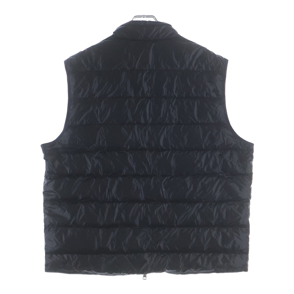 MONCLER(モンクレール) 23SS GUI GILET ワッペンロゴ ジップアップ ダウンベスト ブラック I10911A10700 53029