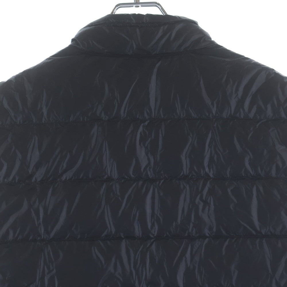 MONCLER(モンクレール) 23SS GUI GILET ワッペンロゴ ジップアップ ダウンベスト ブラック I10911A10700 53029