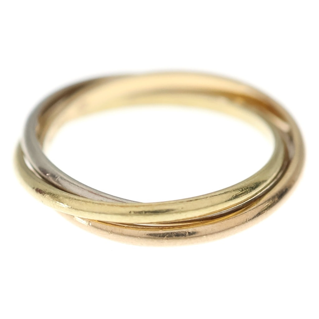 Cartier(カルティエ) トリニティ スモール リング ピンクゴールド/ゴールド/ホワイトゴールド 750YG/PG/WG #48 レディース