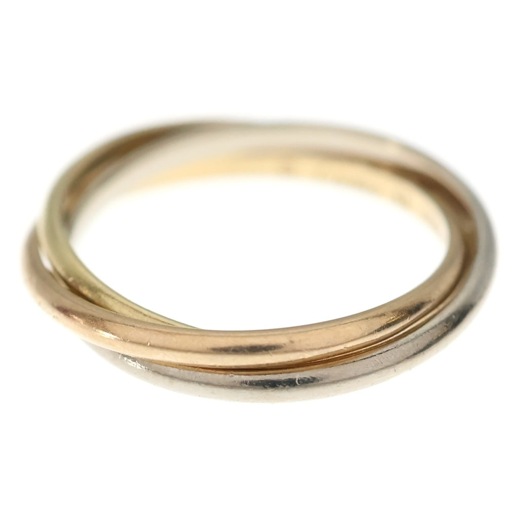 Cartier(カルティエ) トリニティ スモール リング ピンクゴールド/ゴールド/ホワイトゴールド 750YG/PG/WG #48 レディース