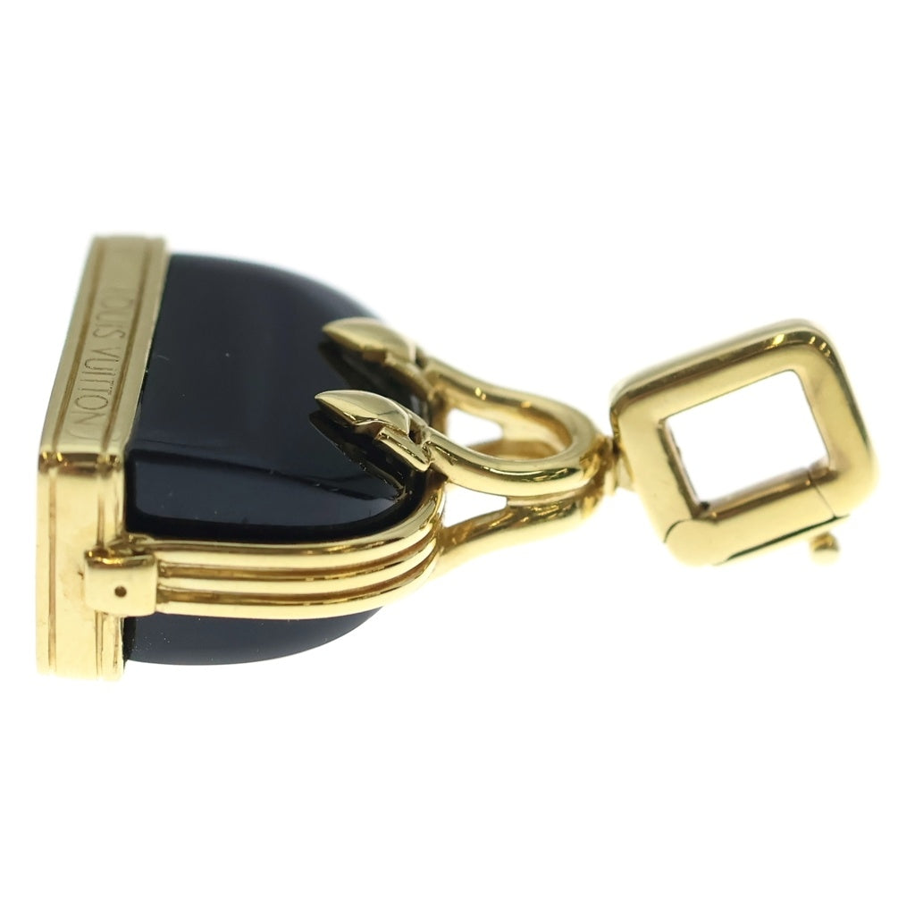 LOUIS VUITTON(ルイヴィトン) アルマ オニキス ペンダントトップ ネックレストップ ゴールド×ブラック 750YG レディース