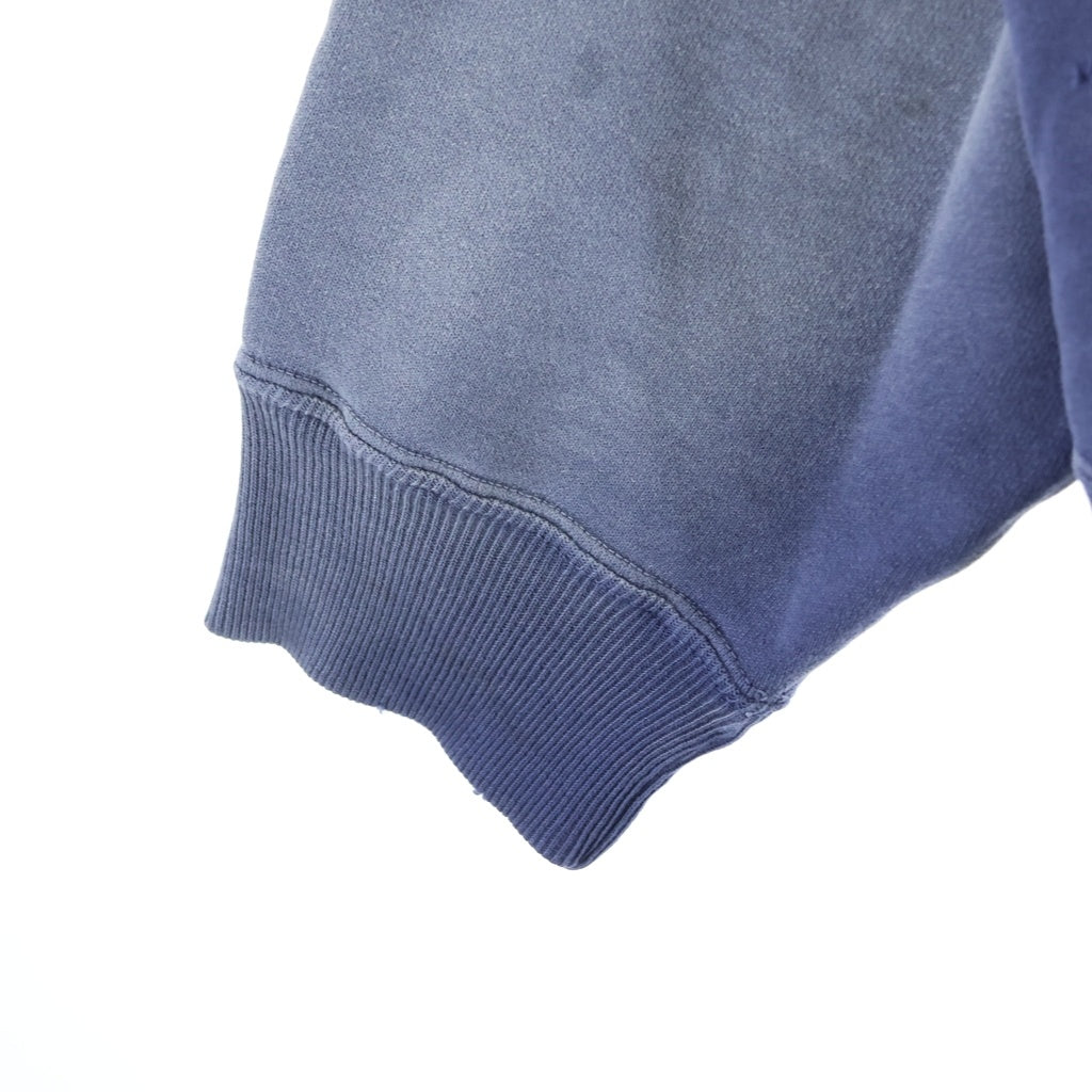 SAINT MICHAEL(セントマイケル) 25AW CRW NECK SWT/SAINT POWER スウェット ネイビーグレー コットン #XL SM-HR1-0000-048