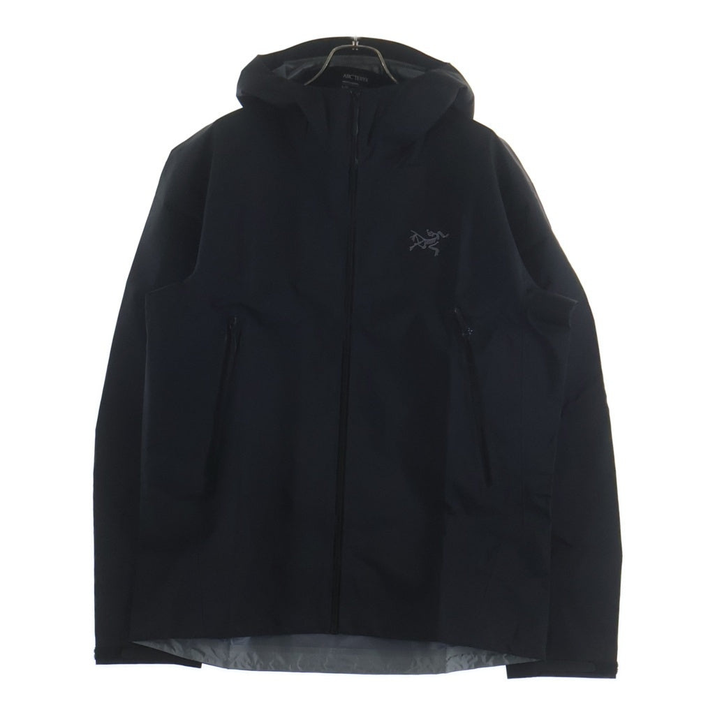 ARC'TERYX(アークテリクス) Beta Jacket ベータ ロゴ刺繍 ナイロン フーデッド ジップアップ ジャケット ブラック X000010513