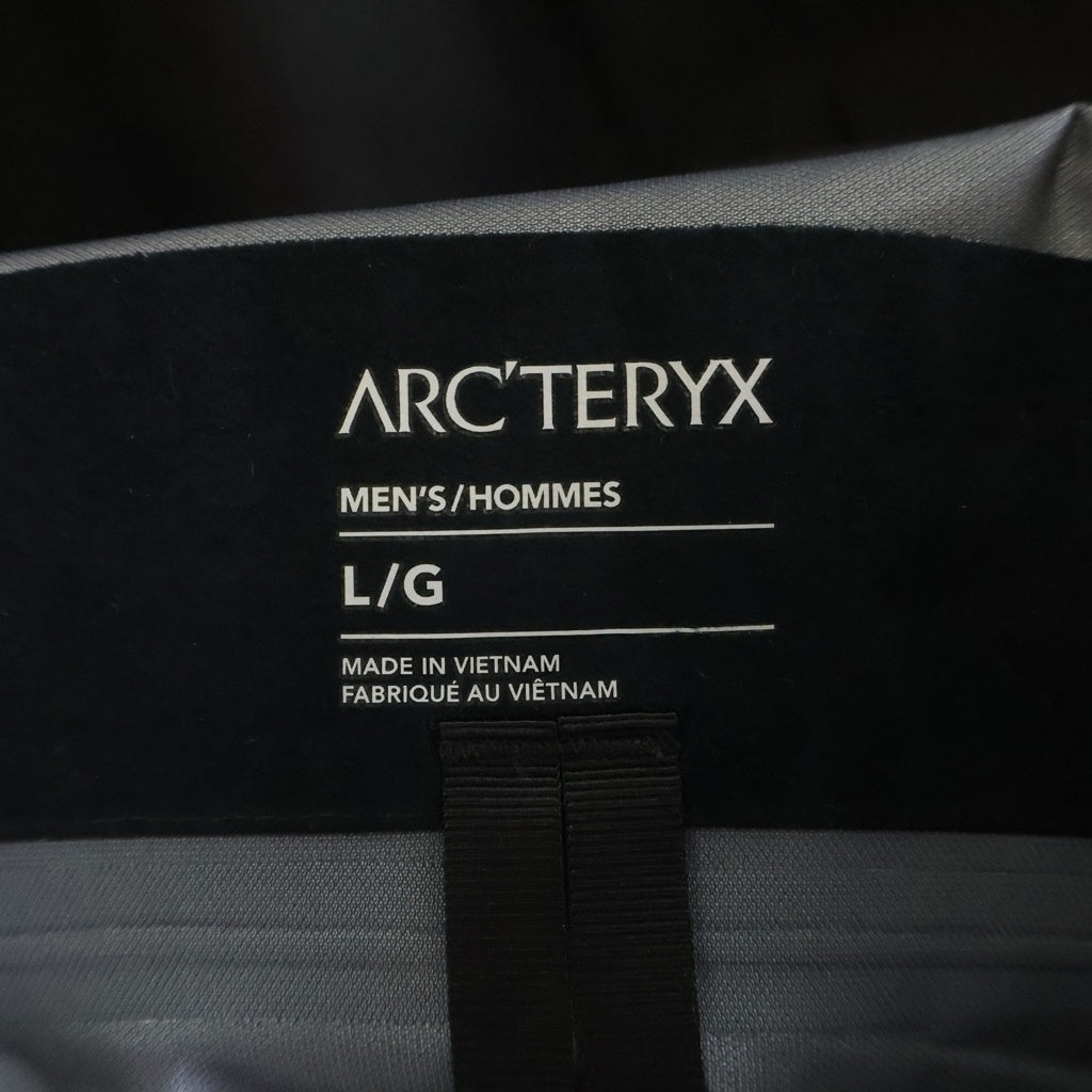 ARC'TERYX(アークテリクス) Beta Jacket ベータ ロゴ刺繍 ナイロン フーデッド ジップアップ ジャケット ブラック X000010513