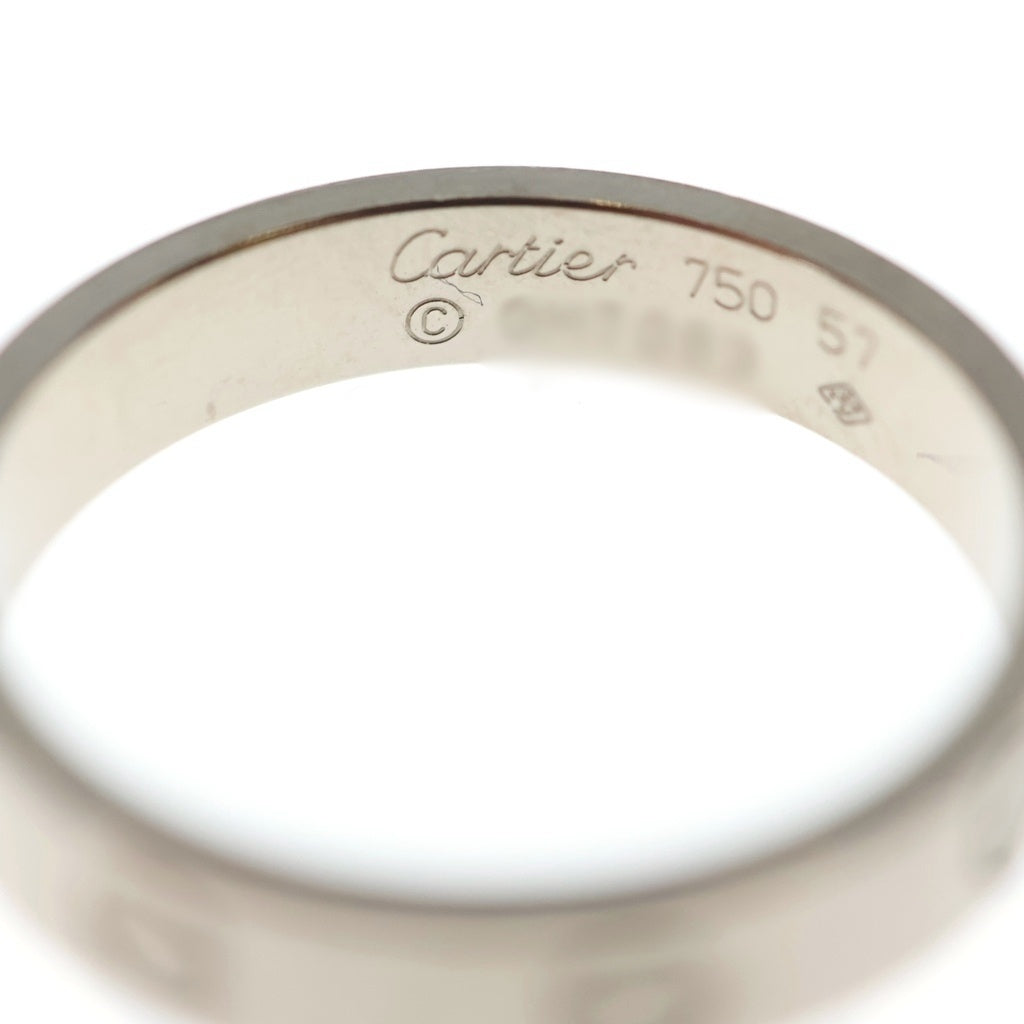 Cartier(カルティエ) ラブリング Au750WG ホワイトゴールド #57 レディース