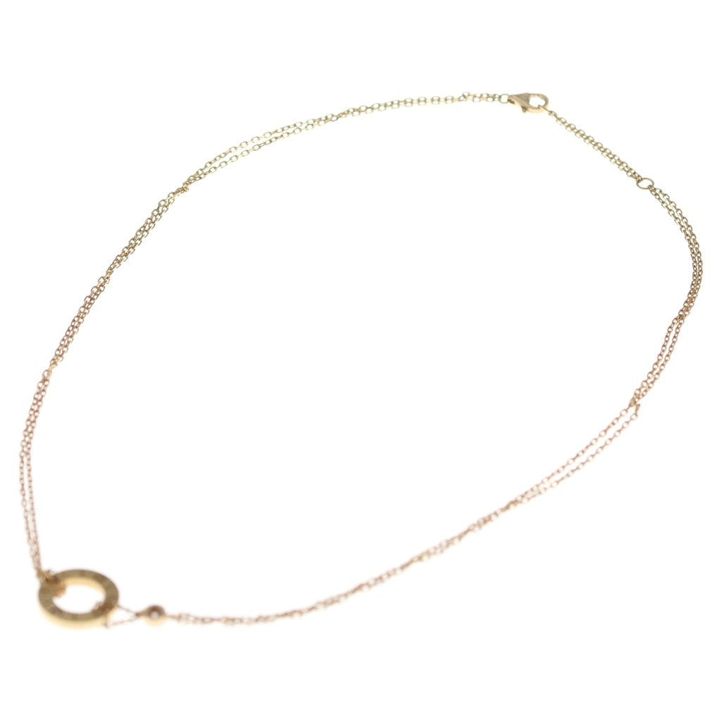 Cartier(カルティエ) ラブサークル ネックレス ペンダント チェーン ダイヤ ゴールド 750YG レディース