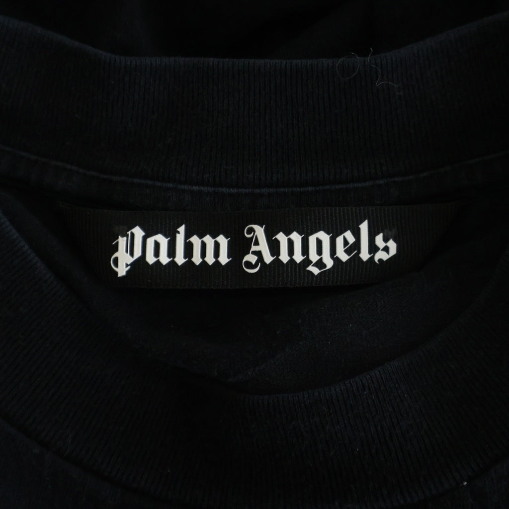 Palm Angels(パームエンジェルス) 21AW シューティングスター 長袖Tシャツ カットソー ブラック PMAB001F21JER002