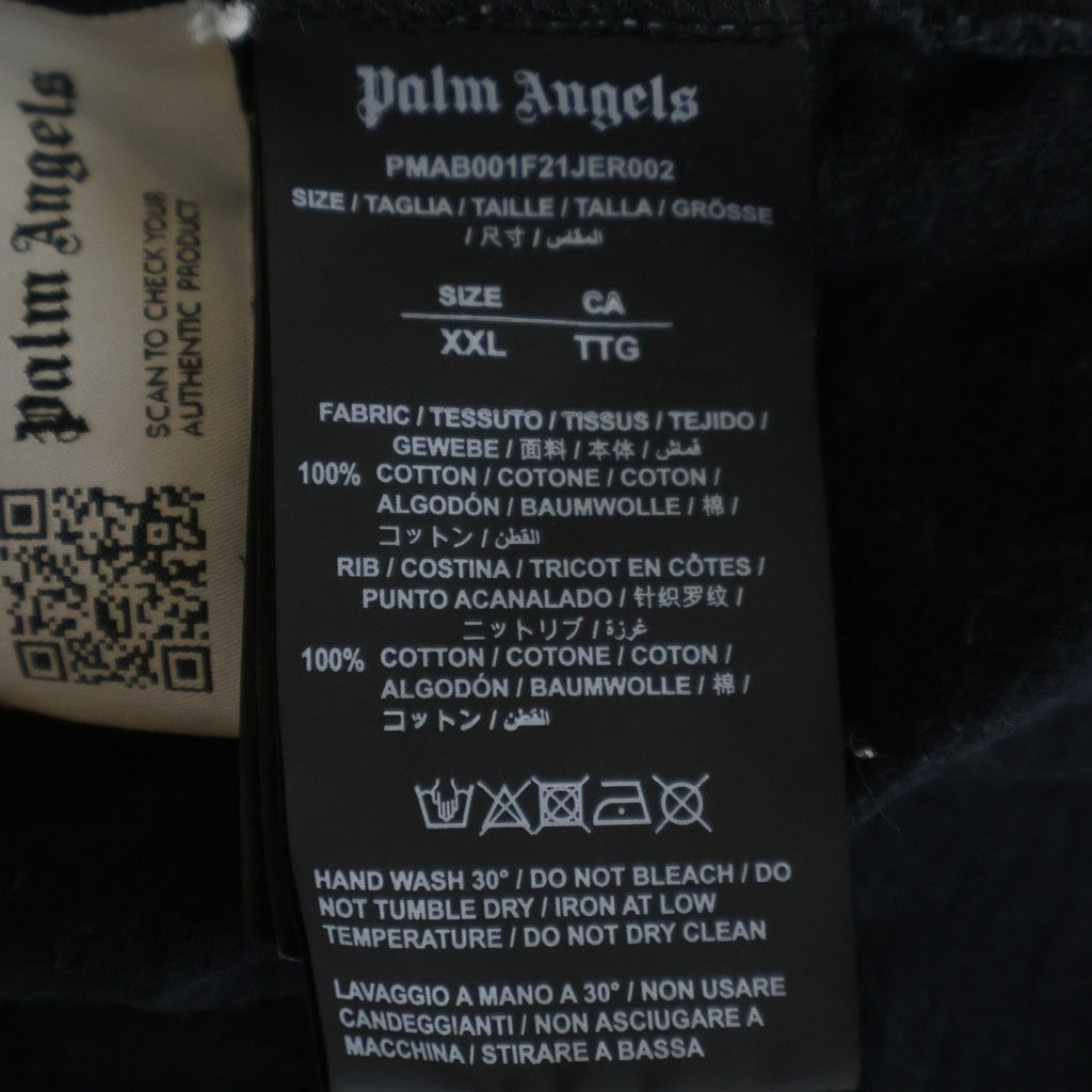 Palm Angels(パームエンジェルス) 21AW シューティングスター 長袖Tシャツ カットソー ブラック PMAB001F21JER002