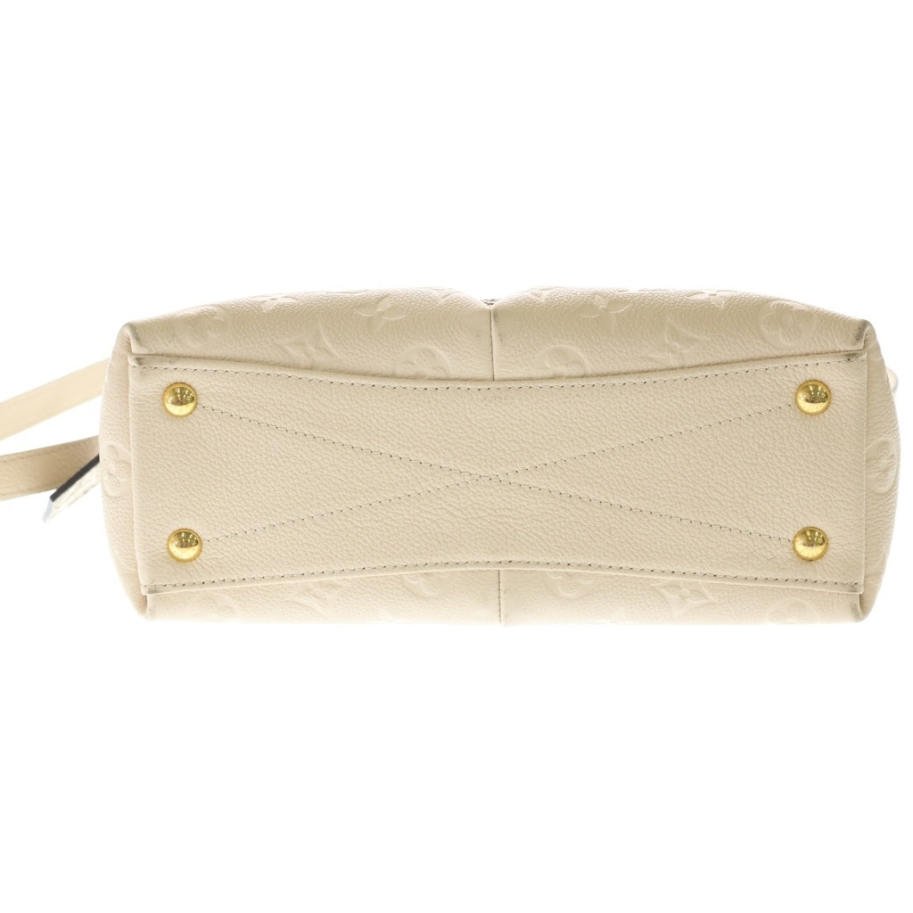LOUIS VUITTON(ルイヴィトン) VトートBB エキゾチック モノグラム アンプラント パイソン コンビレザー 2WAY ハンド ショルダーバッグ ゴールド金具 ベージュ N96236 レディース