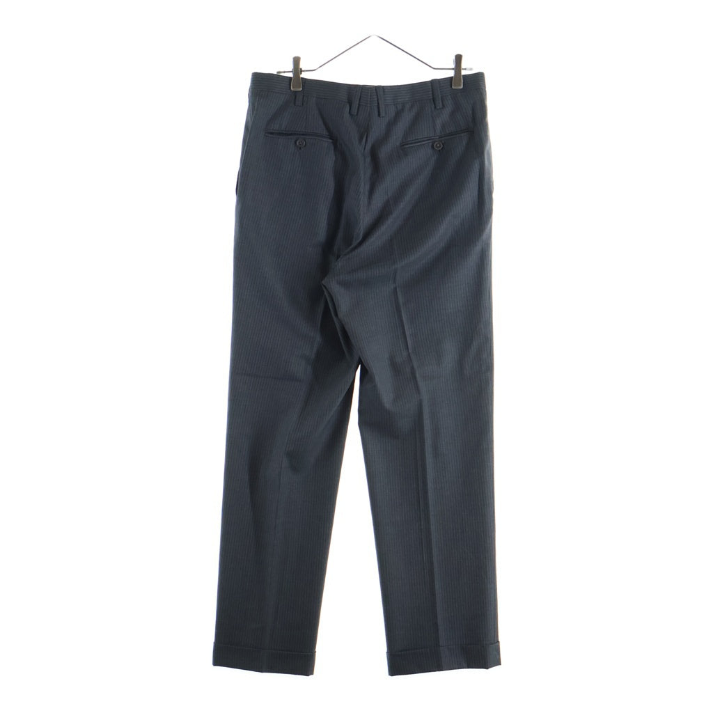 Kiton(キートン) セットアップスーツ ストライプ柄 ウール 3B テーラードジャケット スラックスパンツ グレー