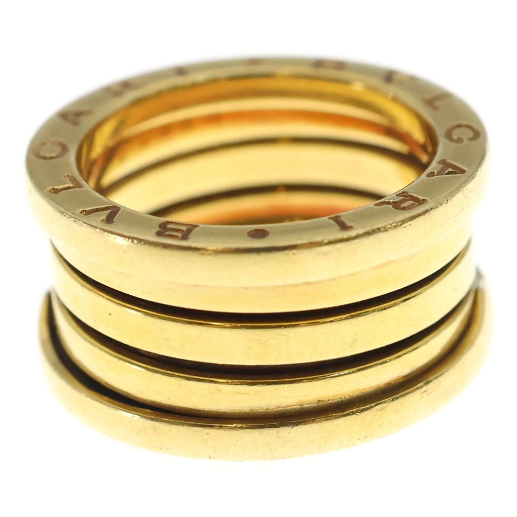 BVLGARI(ブルガリ) ビーゼロワン 4バンド Au750 K18YG リング #50 イエローゴールド