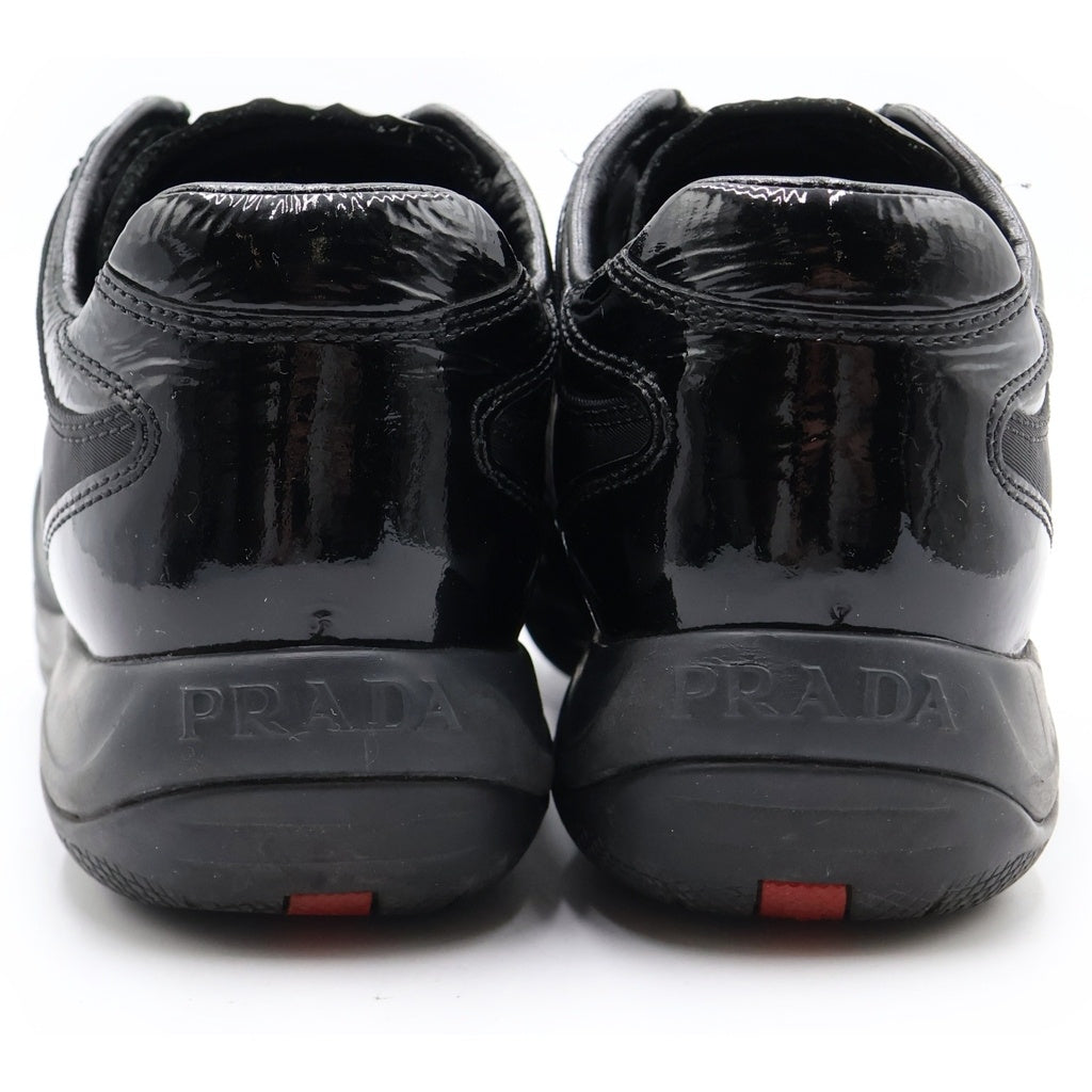PRADA(プラダ) ローカットスニーカー エナメル ブラック #35 3E5793 レディース