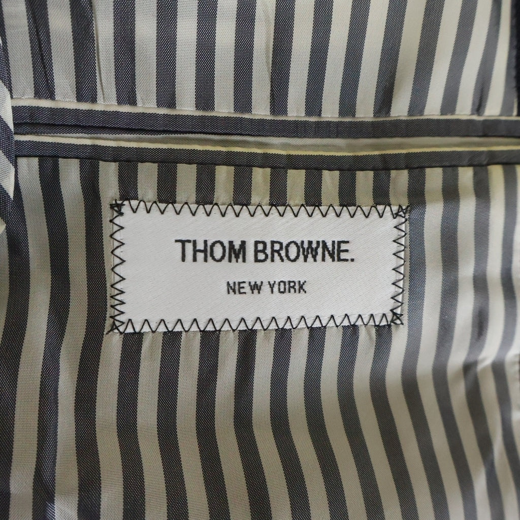 THOM BROWNE(トムブラウン) トリコロール ウール 3B テーラード ジャケット ブレザー ネイビー MJC004AW5709