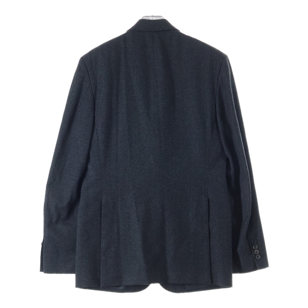Neil Barrett(ニール バレット) 2Pセットアップ 3ボタン ストライプ テーラードジャケット パンツ グレー ウール #XS
