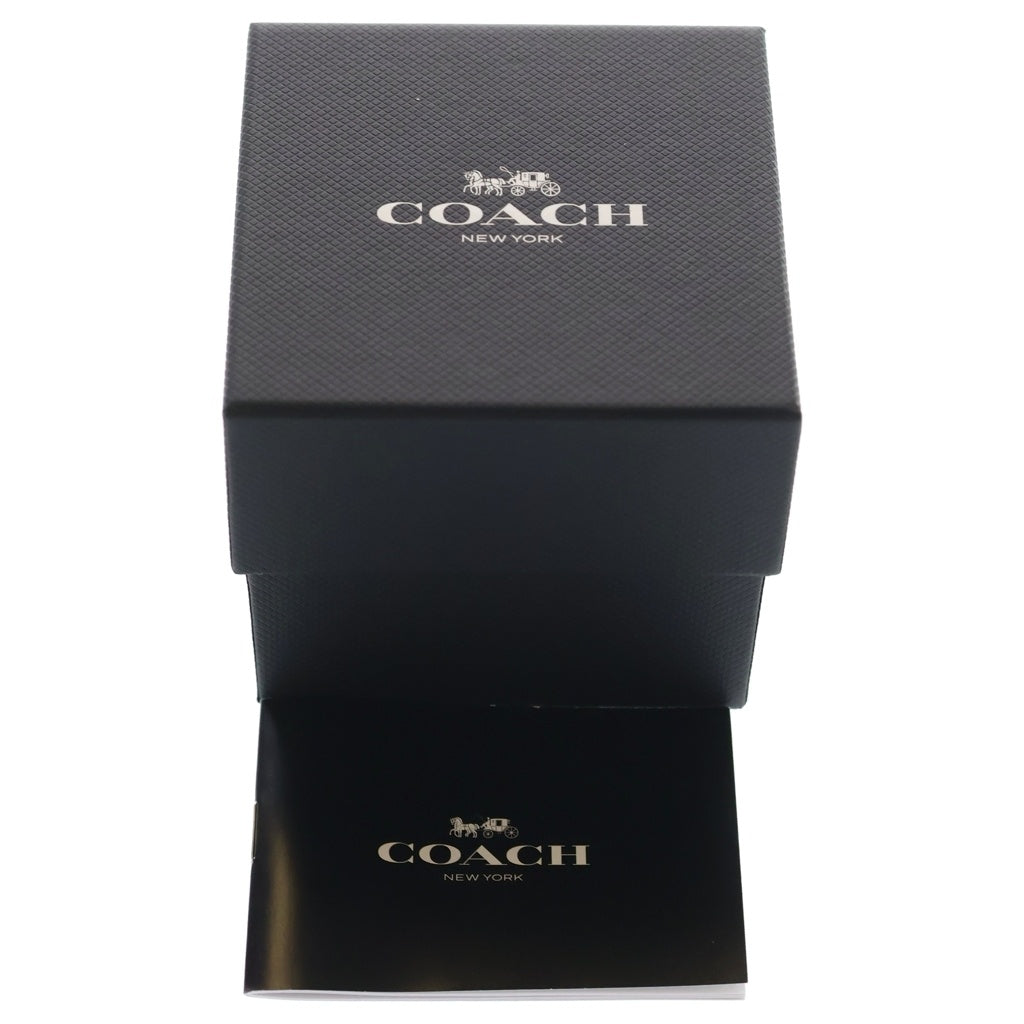 COACH(コーチ) エリオット SS/QZ ステンレス クオーツ クォーツ 腕時計 14504446 オレンジ文字盤 レディース