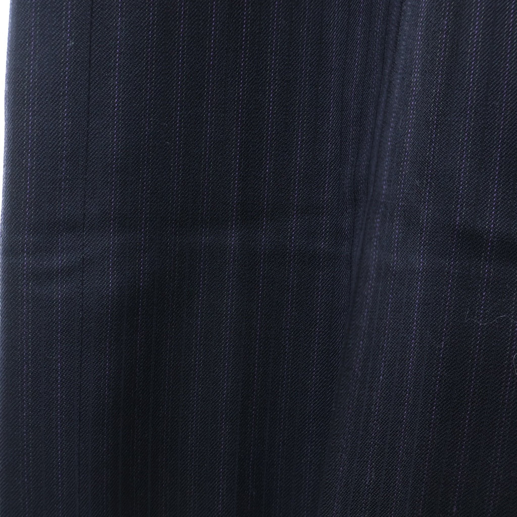 BURBERRY BLACK LABEL(バーバリー ブラックレーベル) シャドーストライプ ウール テーラードジャケット セットアップ ブラック