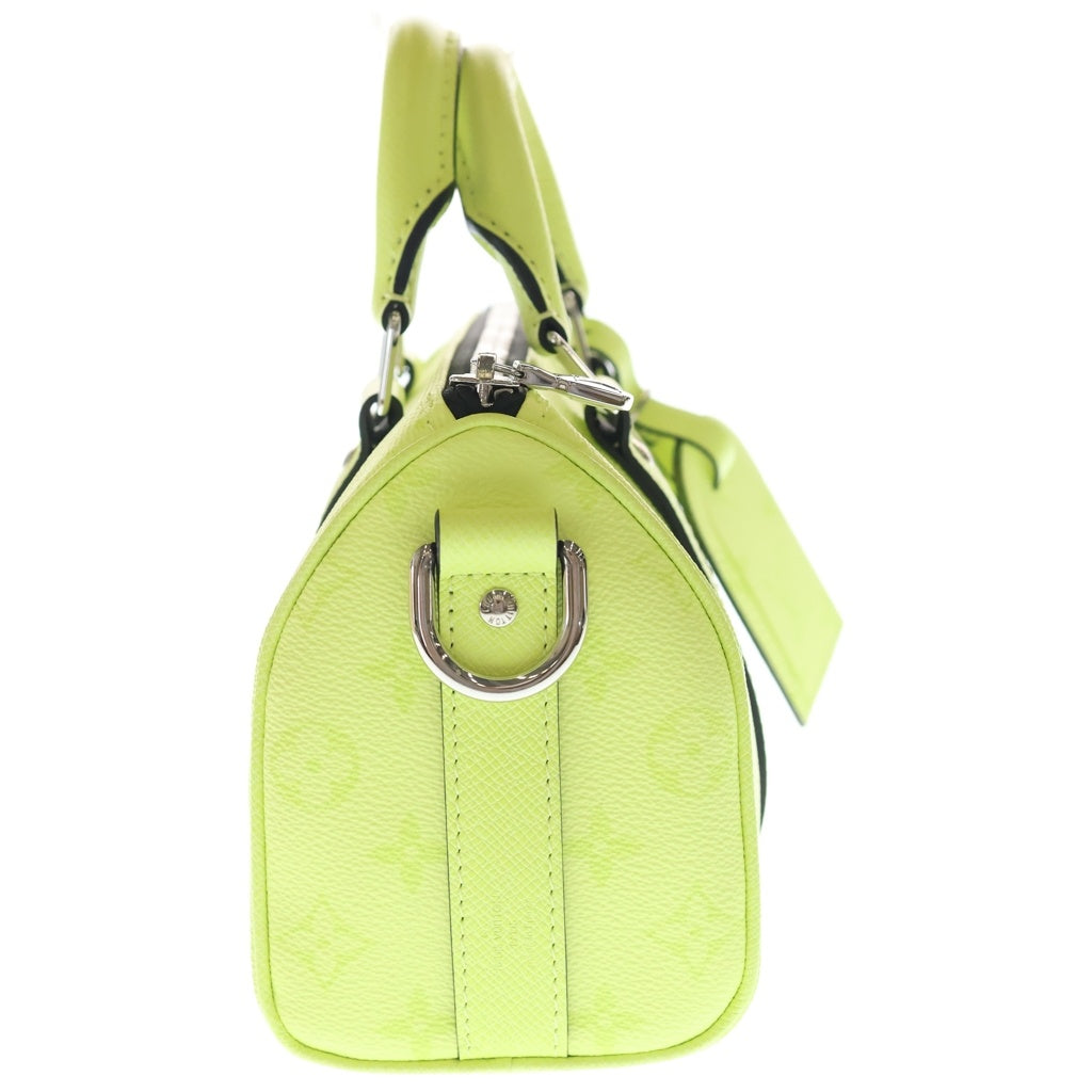 LOUIS VUITTON(ルイヴィトン) キーポルバンドリエール25 タイガラマ PVC レザー 2WAY ハンドバッグ ショルダーバッグ ボストンバッグ M14078 ICタイプ イエロー