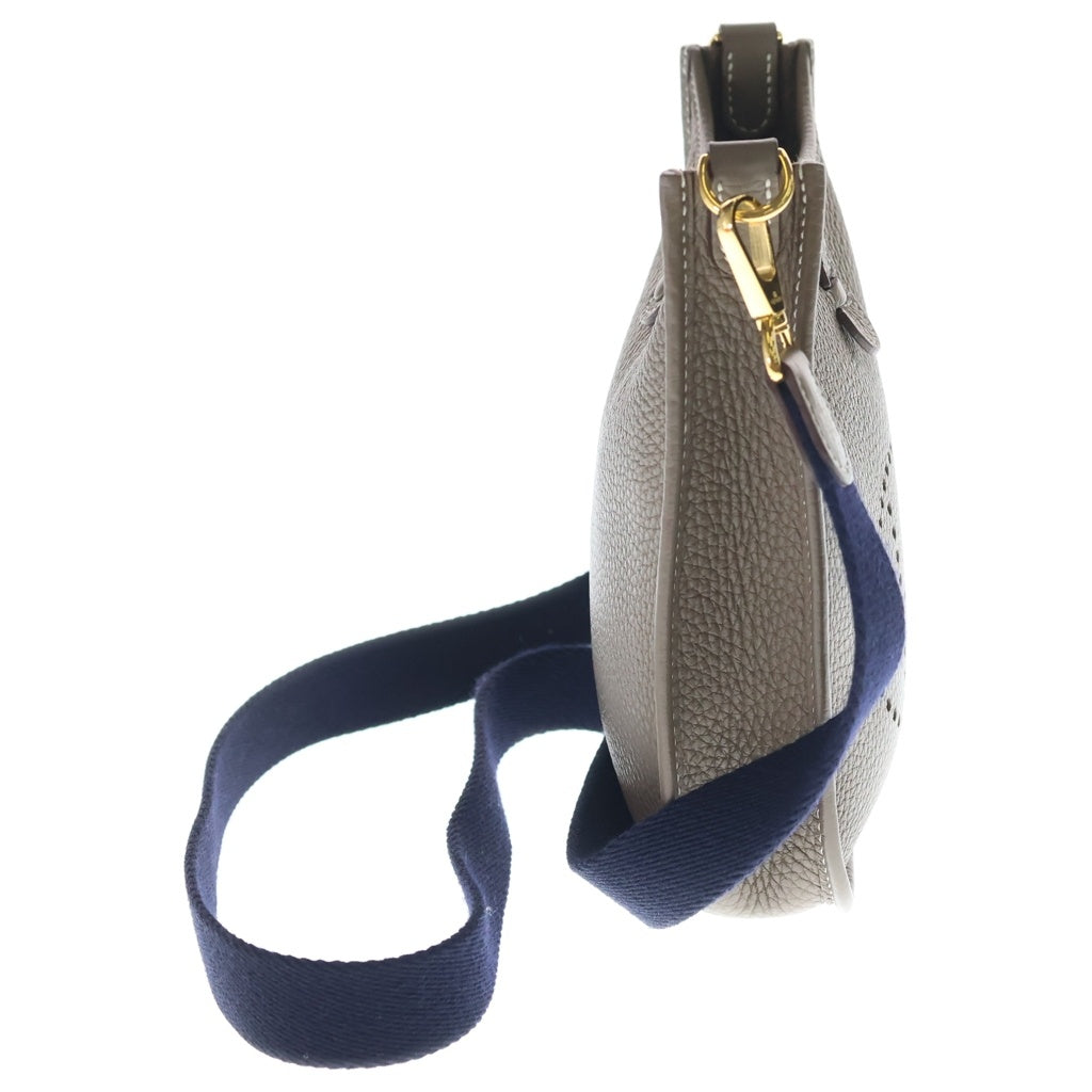 HERMES(エルメス) エブリン TPM エトゥープ トリヨンクレマンス レザー ショルダーバッグ ゴールド金具 ブラウン W刻 レディース