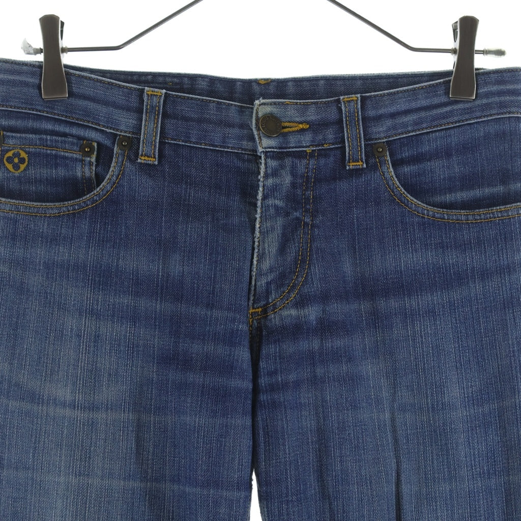 LOUIS VUITTON(ルイヴィトン) ストレートデニムパンツ インディゴブルー #36 レディース