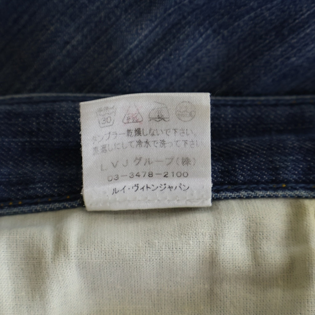 LOUIS VUITTON(ルイヴィトン) ストレートデニムパンツ インディゴブルー #36 レディース