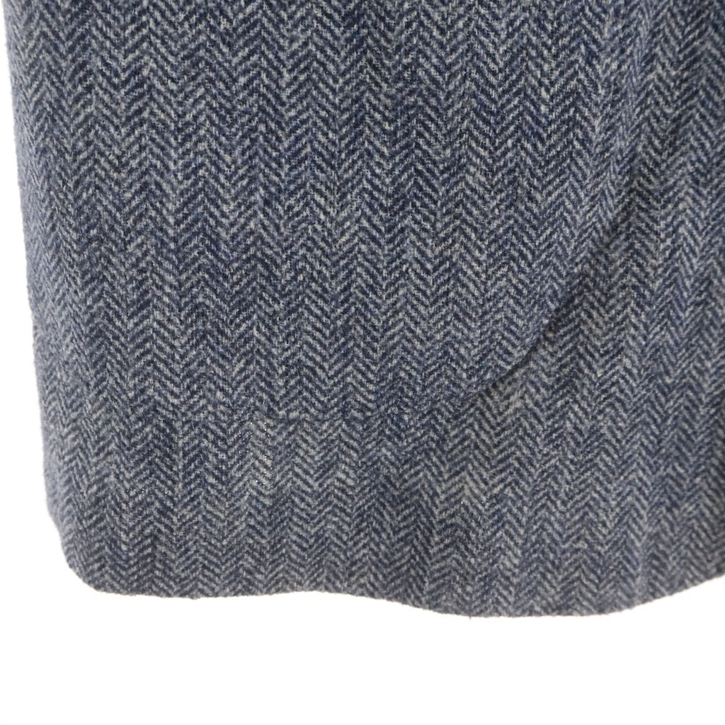 LARDINI(ラルディーニ) コットン ヘリンボーン 2B テーラード ジャケット ブルー EM934AE