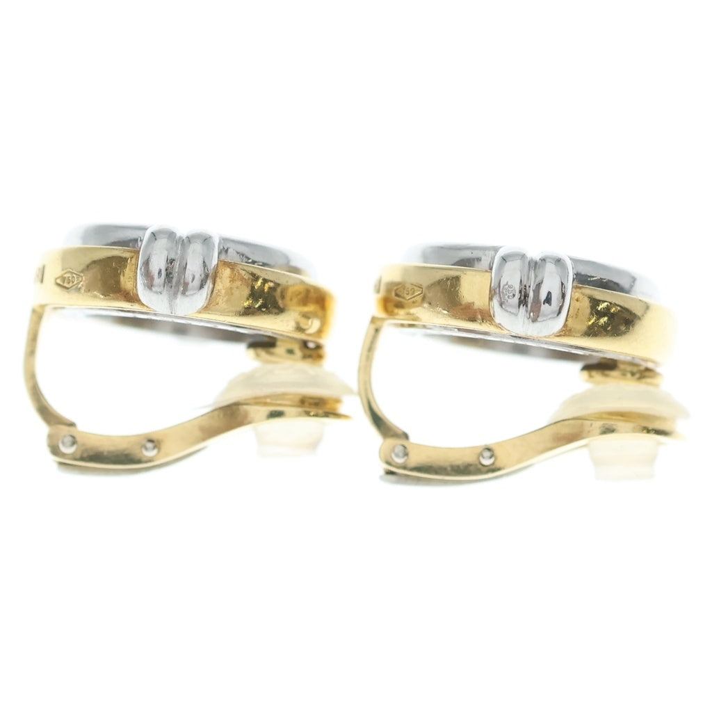 BVLGARI(ブルガリ) モネーテ イヤリング イエローゴールド×ホワイトゴールド Au750YG×WG レディース
