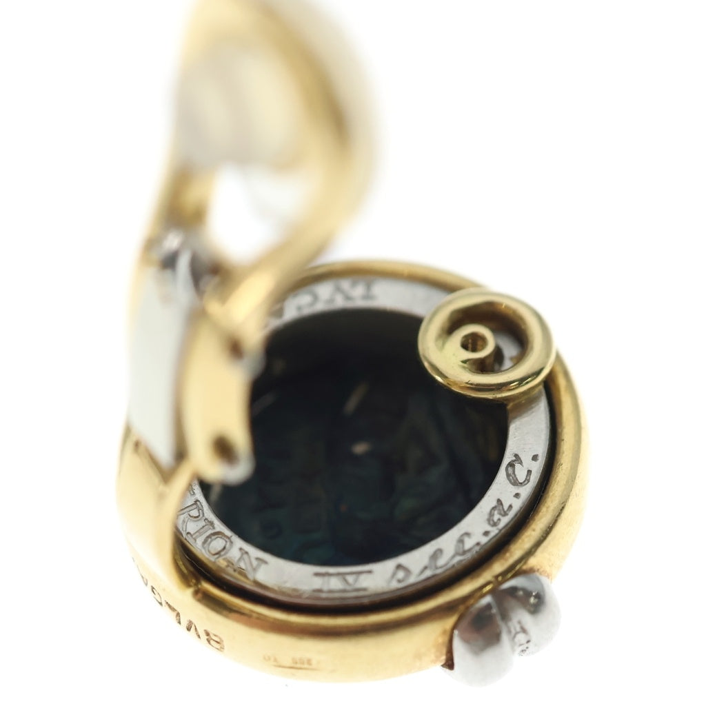 BVLGARI(ブルガリ) モネーテ イヤリング イエローゴールド×ホワイトゴールド Au750YG×WG レディース