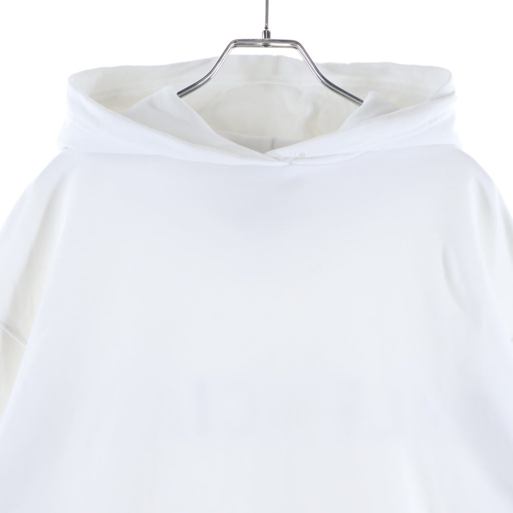 BALENCIAGA(バレンシアガ) 18AW バックロゴプリント プルオーバーパーカー フーディー コットン ホワイト TS56 556113