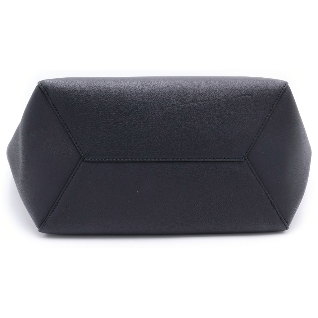 LOUIS VUITTON(ルイヴィトン) ロックミーカバ トートバッグ ハンドバッグ ブラック レザー M42291 シルバー金具 レディース