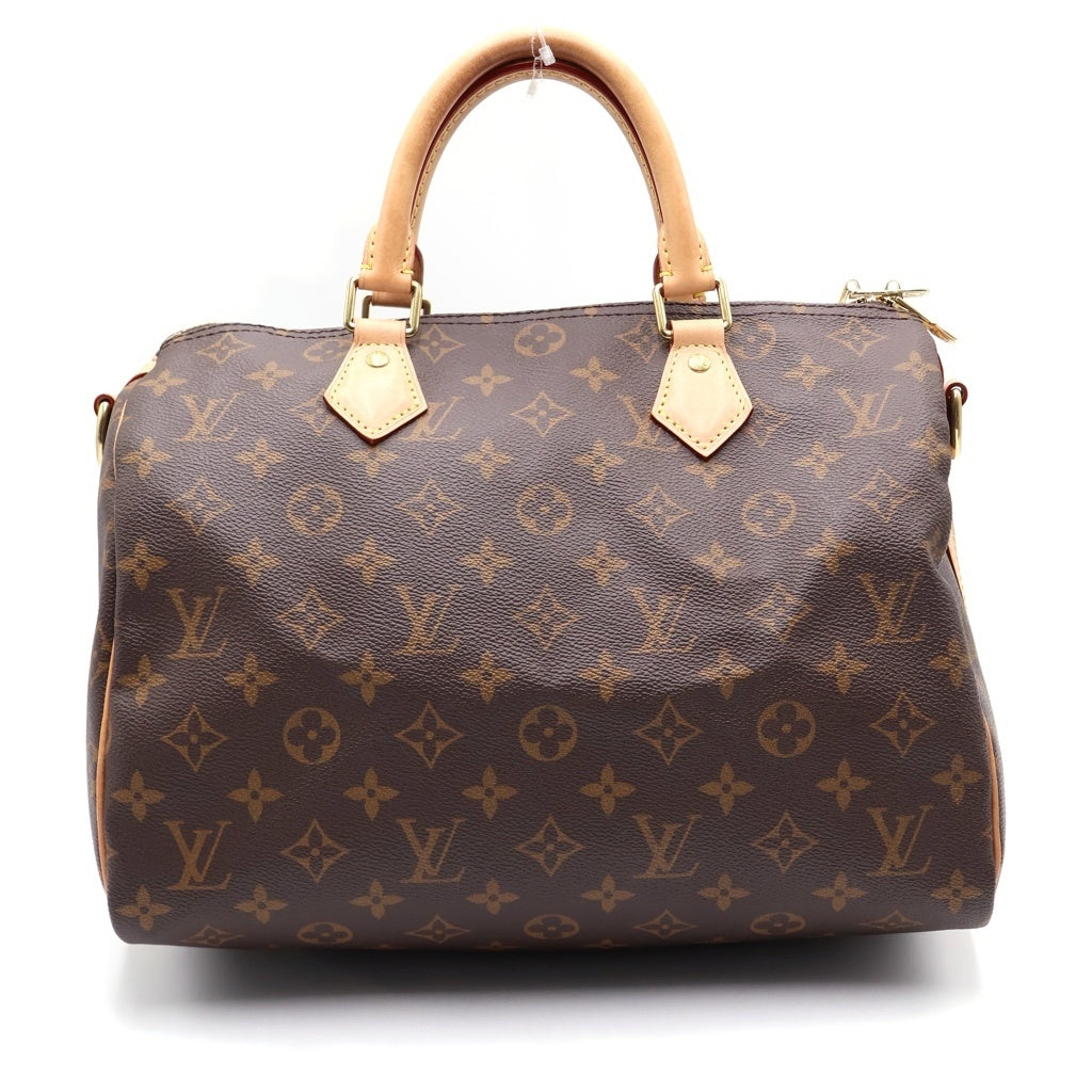 LOUIS VUITTON(ルイヴィトン) モノグラム スピーディ バンドリエール30 PVC レザー 2WAY ハンド ショルダーバッグ ブラウン M46980 レディース